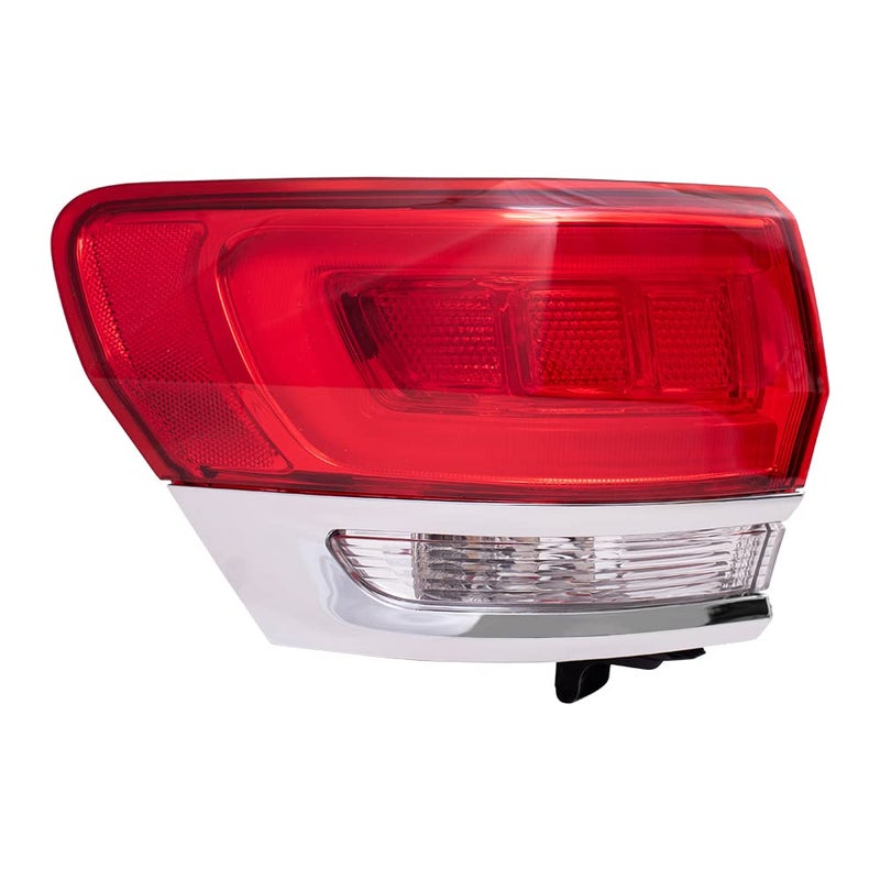 Brock Tail Light for 2014-2021 Grand Cherokee Chrome Body Mount w/o Platinum Insert for 2022 Grand Cherokee WK 68110017AG Left CH2804106 - Image 3